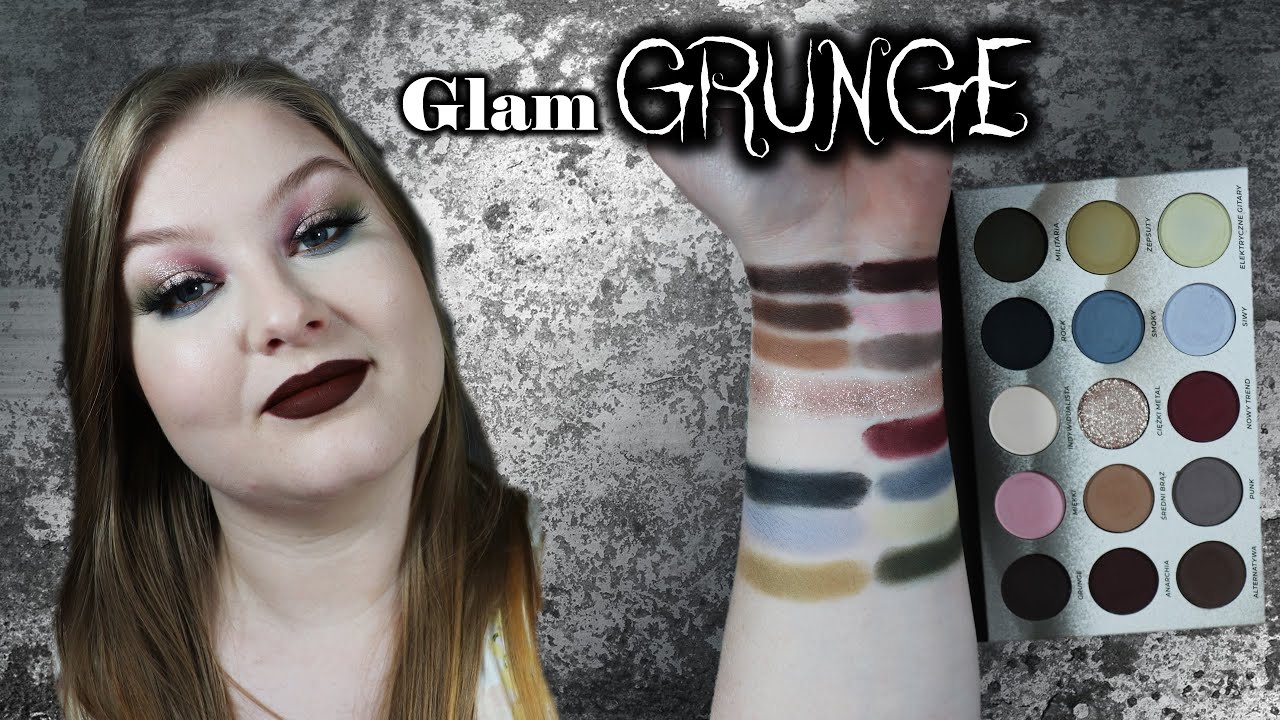 НОВАЯ палетка Glam Shop Glam Grunge || Образцы + демо ♥