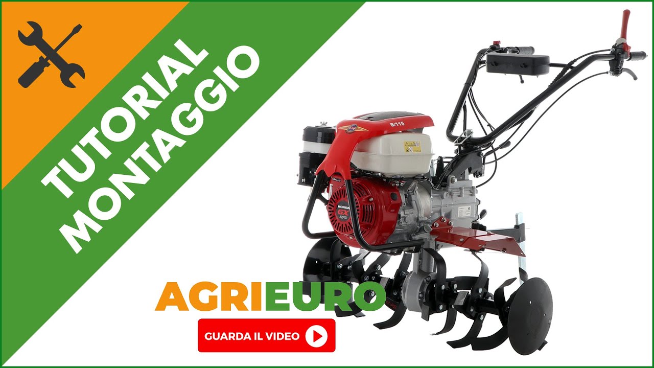 Motozappa Barbieri B/115 - Motore Honda GX270: montaggio