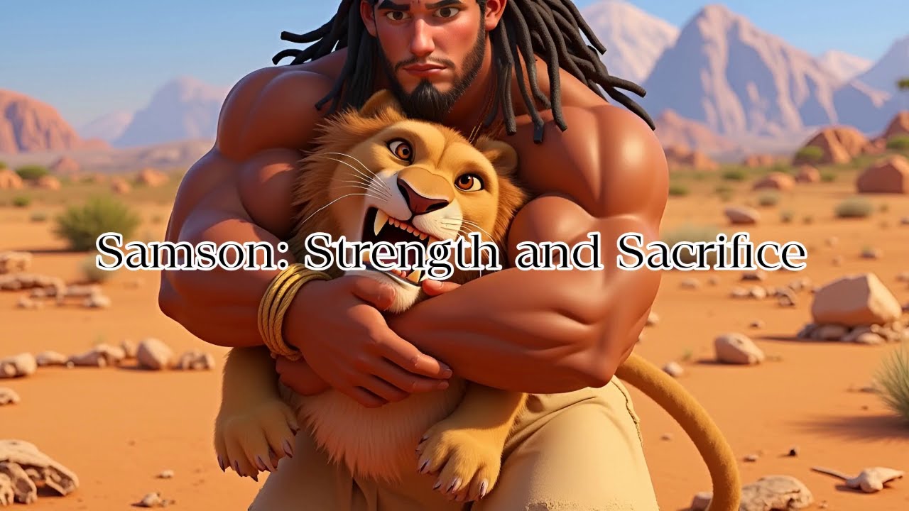 The Epic Bible Book Story of Samson | Animated Retelling of Strength, Betrayal & Redemption for All