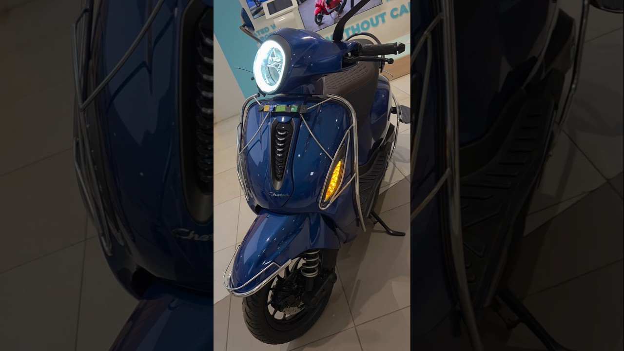 New 2025 Bajaj Chetak 3501- Indigo Mettalic Blue