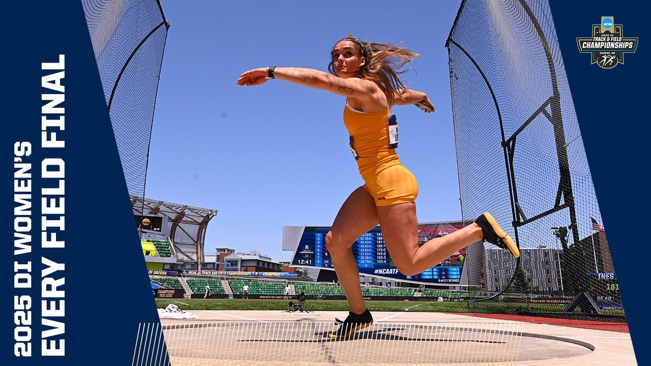 Every women's field final from the 2025 DI outdoor track and field championships