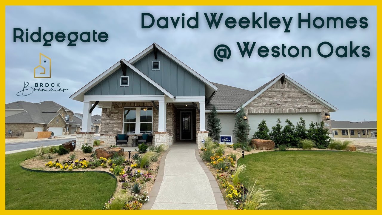 David Weekley Homes | Weston Oaks | Ridgegate | 3425 SF | 4 Bed | 3 Bath | San Antonio, TX