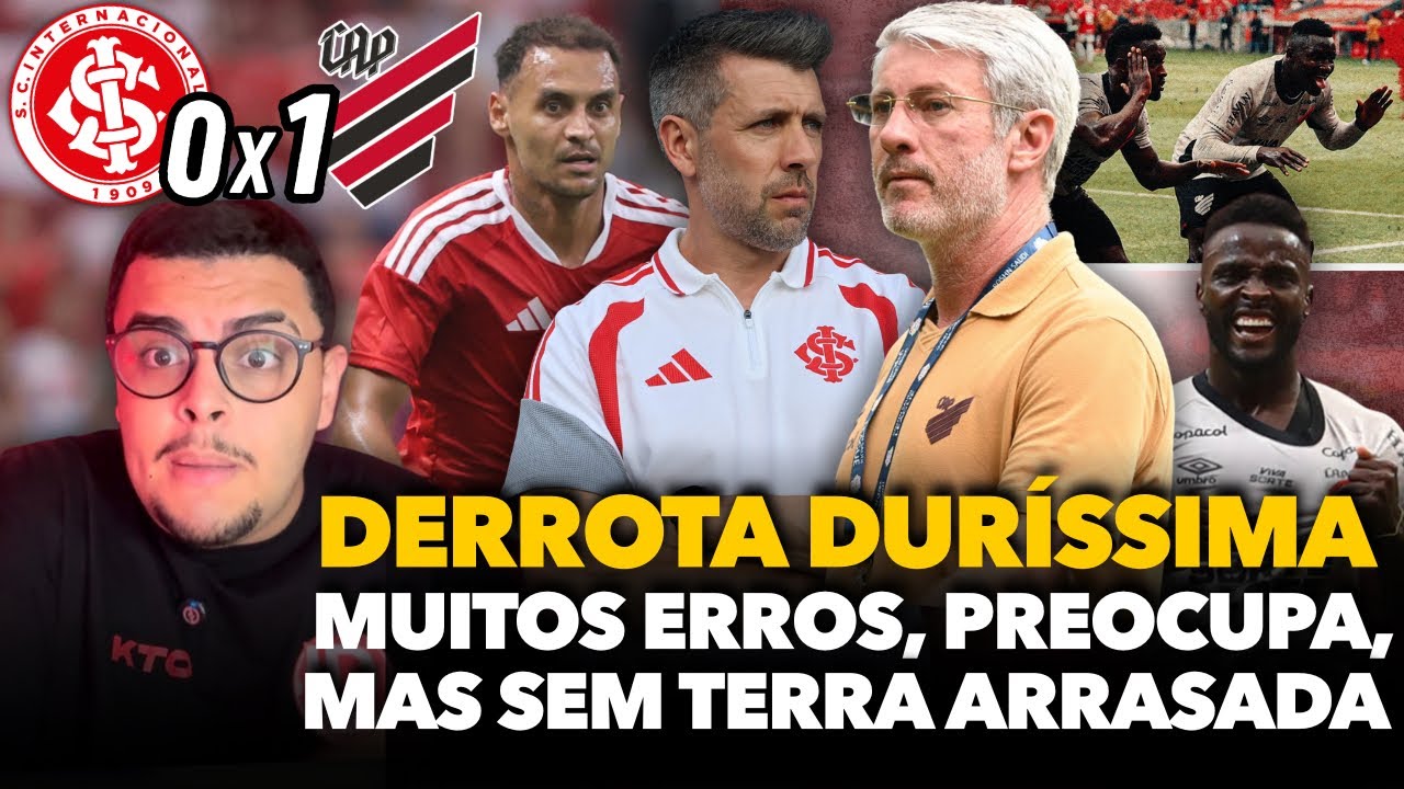 🔴🚨⚠️INTER 0x1 ATHLETICO: DERROTA DURÍSSIMA, ERROS DE PEZZOLANO, POUCOS SE SALVAM, SEM TERRA ARRASADA