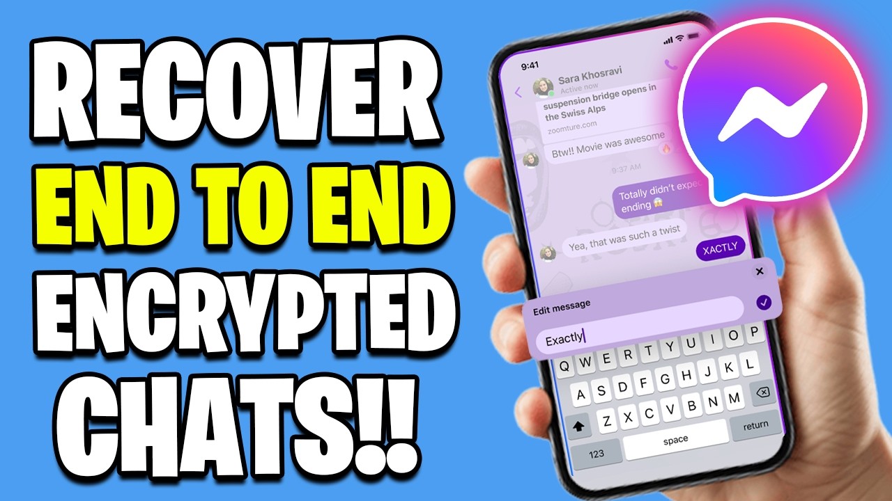Recover End To End Encrypted Chats on Messenger - Updated Guide