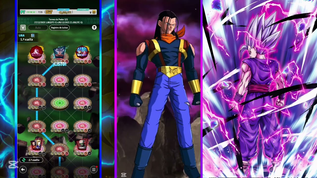 GUÍA RÁPIDA DE LA TEMPORADA 121 Vuelta 1, CON NUEVOS EQUIPOS Dragon Ball Legends 