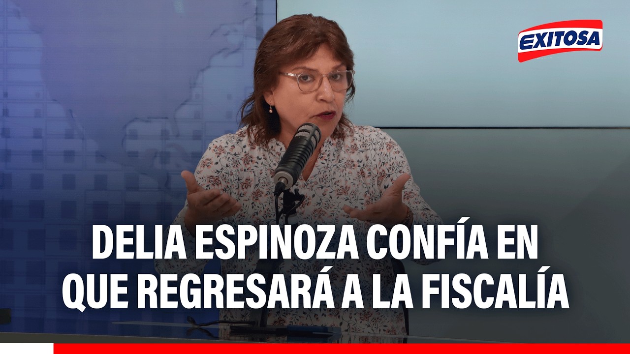🔴🔵 Delia Espinoza confía en que regresará a la Fiscalía: 