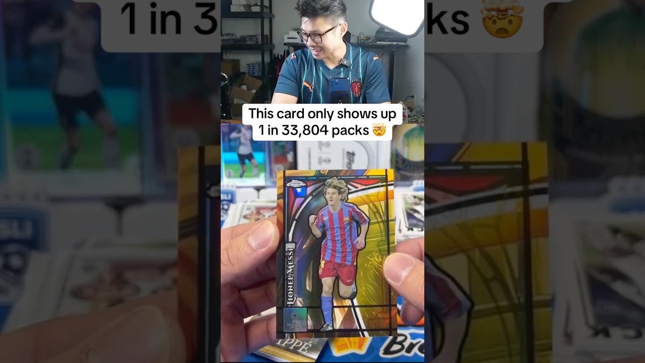 ULTRA-RARE MESSI PULL...1 in 33,804 PACKS! 🤯🔥