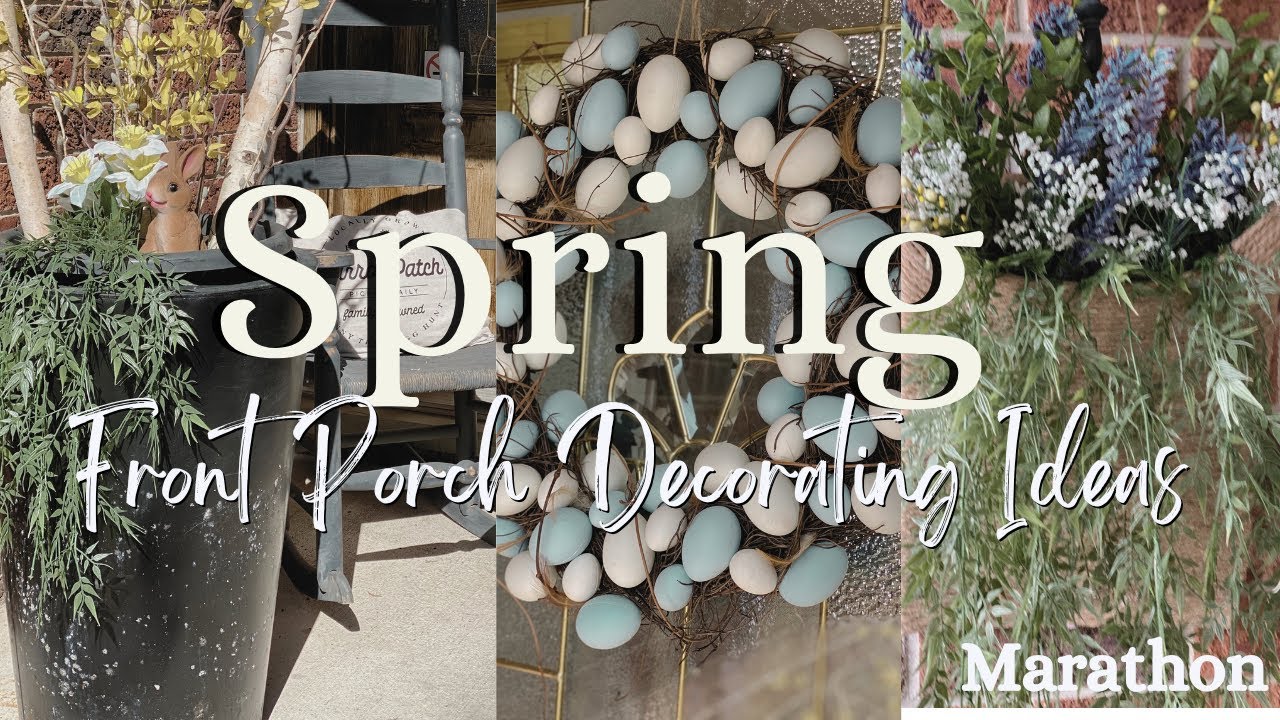 Spring & Easter Front Porch Decor | Tons of Decorating Ideas & Inspiration