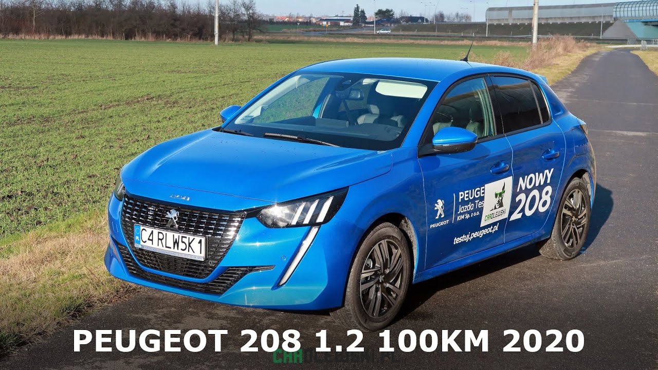 Peugeot 208 Allure PureTech 1.2 100KM 2020 PL TEST Carolewski