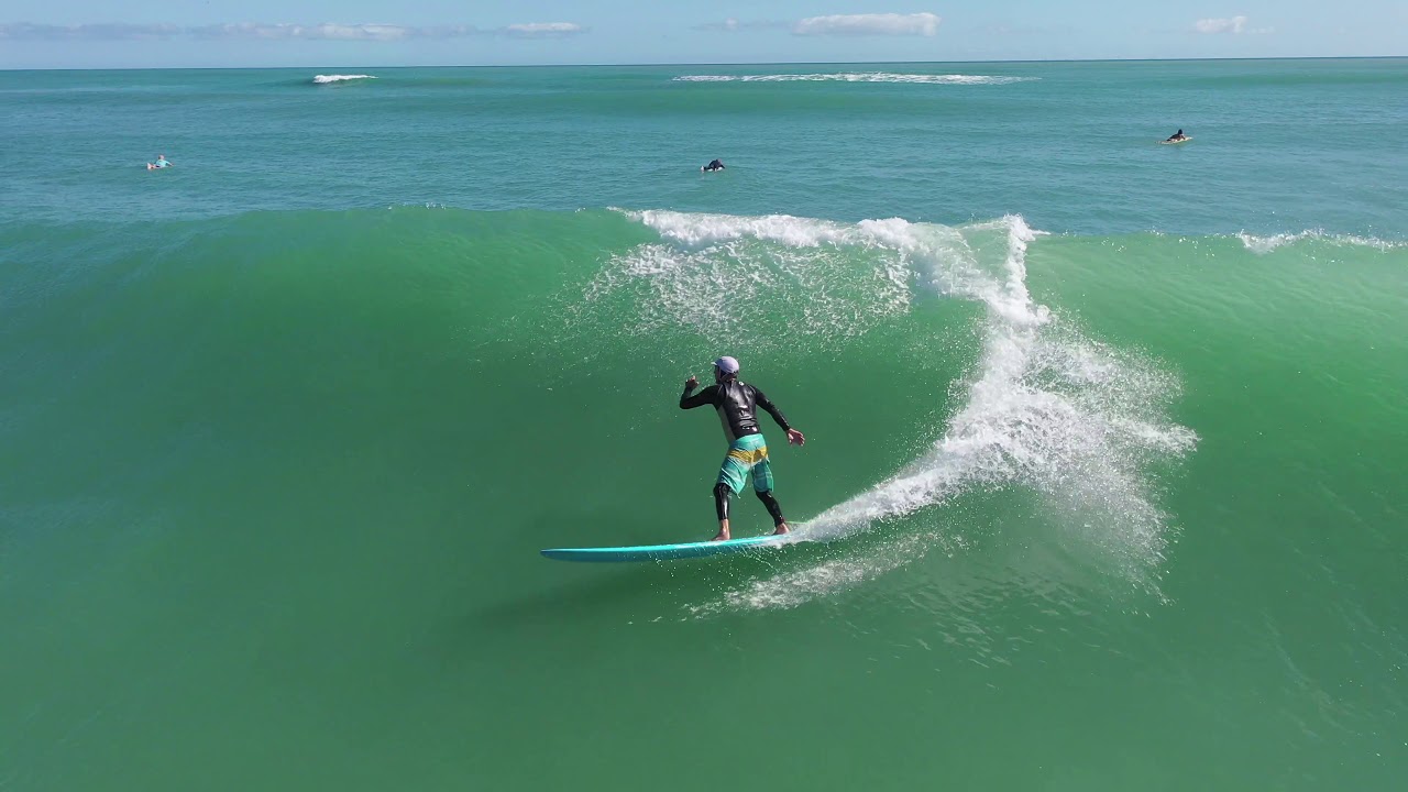 Surfing At The Jetties In South Padre Island TX. Nov 10 2020.