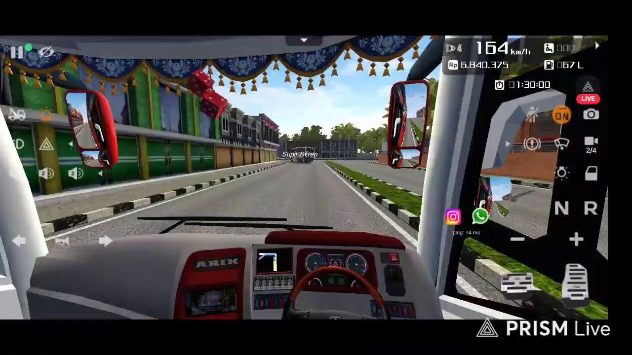 LIVE STREAMING BUS SIMULATOR INDONESIA V. 361 RAMADHAN SEL