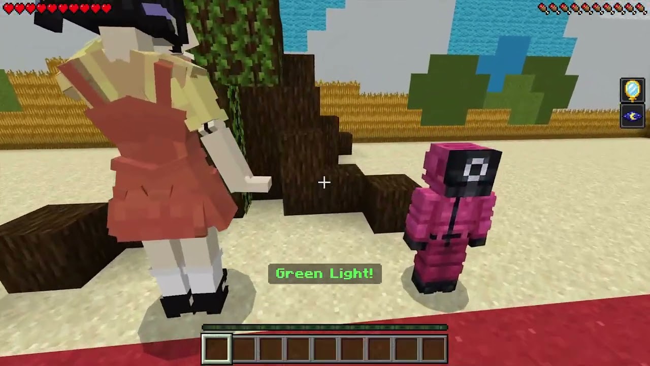 Squid Game MAP NEW GAME (Tug Of War) in Minecraft PE