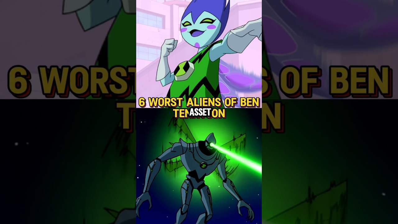 6 Worst Aliens Of Ben Tennyson #omnitrix #cartoon #benten #ben10omniverse