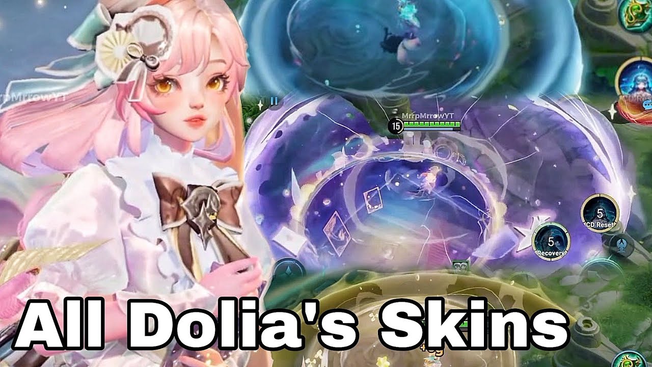 All Dolia's Skins Skill Effects | Ultra Graphics HDR ON