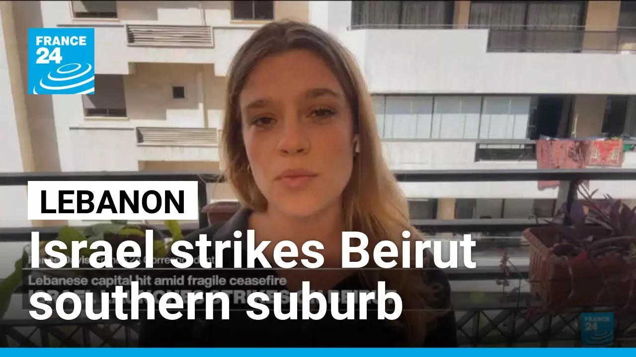Israel strikes Beirut southern suburb ahead of crucial Washington talks &bull; FRANCE 24 English