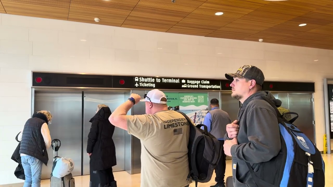 Tampa Airport Doors are closing of Airside C