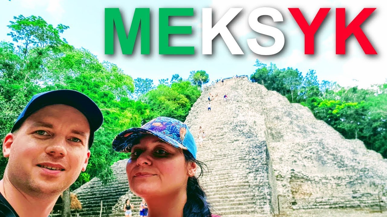 🇲🇽COBA - NA SZCZYCIE 42m PIRAMIDY MAJÓW, KĄPIEL W JASKINI, MEKSYK #647