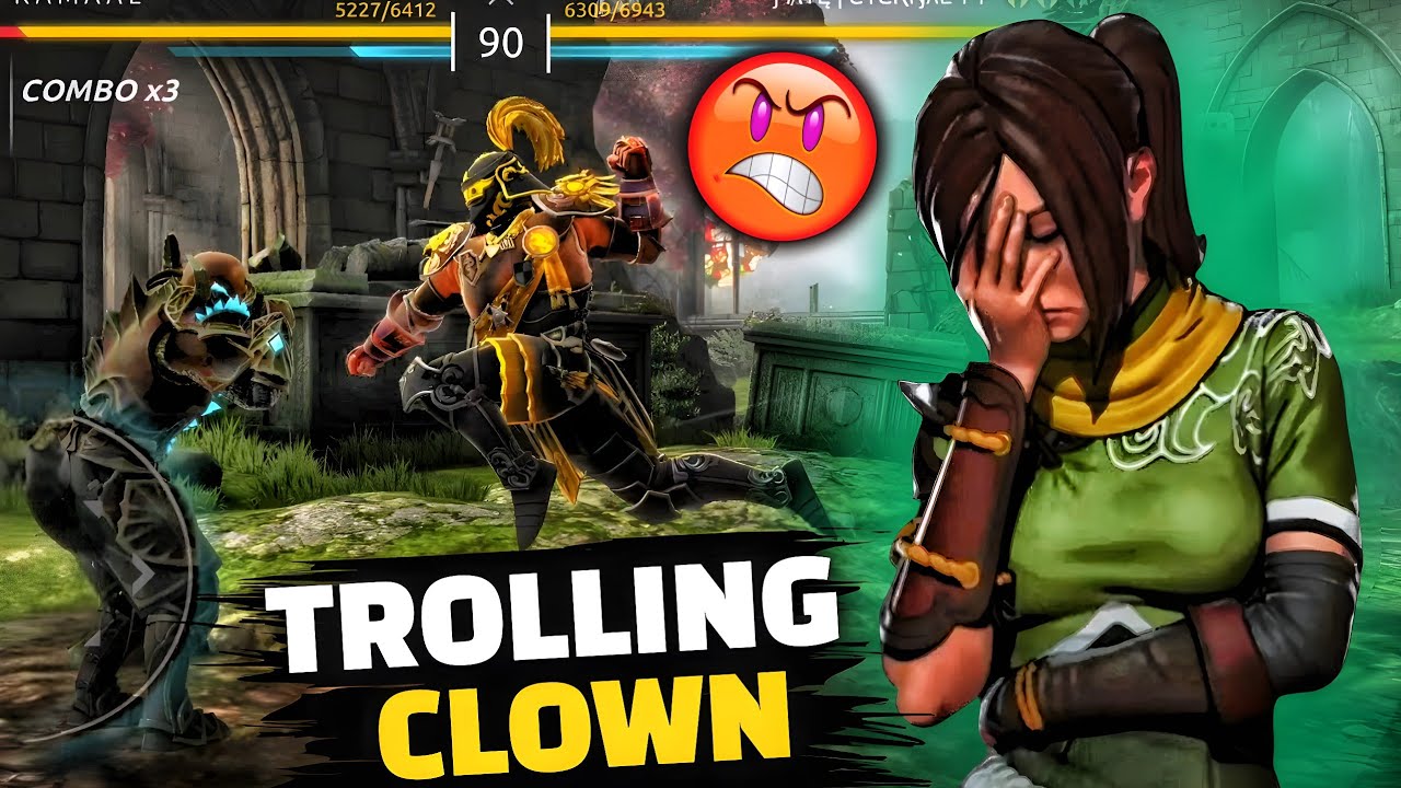 Отомстить этому токсичному клоуну! 😈*ВЕРХ ТРОЛЛЯ* | Shadow Fight 4: Арена