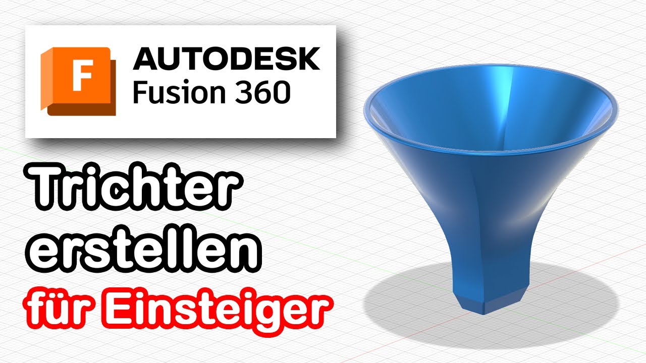 Fusion 360 [deutsch] - Trichter zum Befüllen eines Salzstreuers (Anfänger)