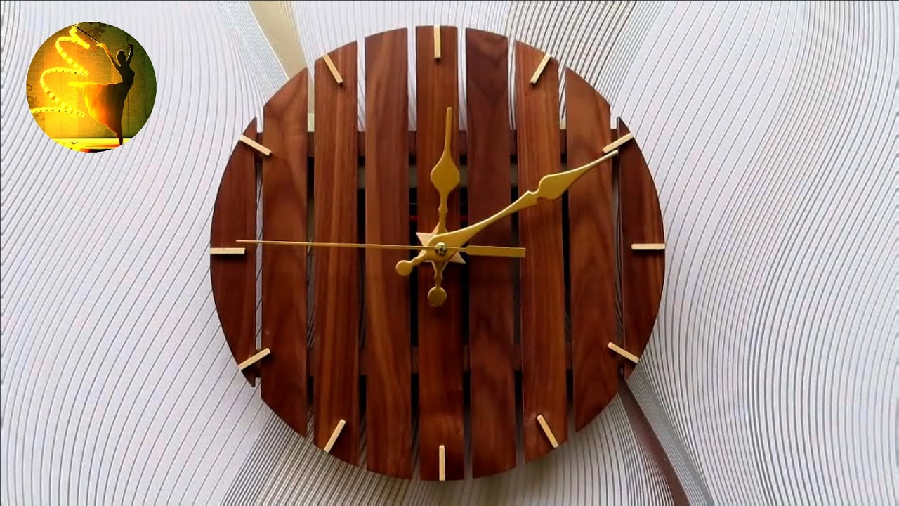 Diy Wall Clock From Scraps Of Wood | Wall Clock Design Ideas | Pacific DIY