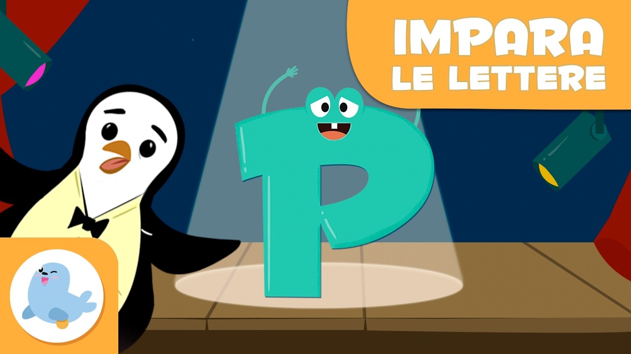 Impara la lettera “P” con il Pinguino Paolino - L'alfabeto