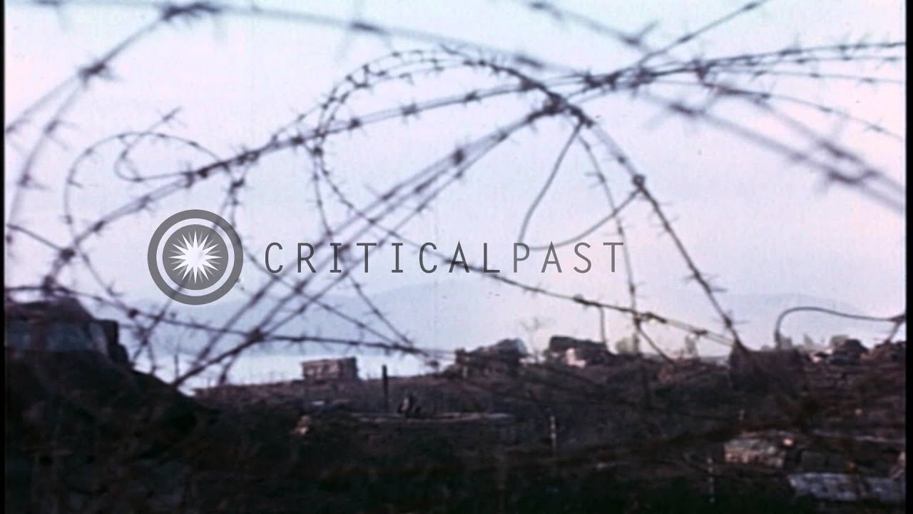 196th Light Infantry Brigade soldiers in Vietnam overlook Que Son Valley, helicop...HD Stock Footage