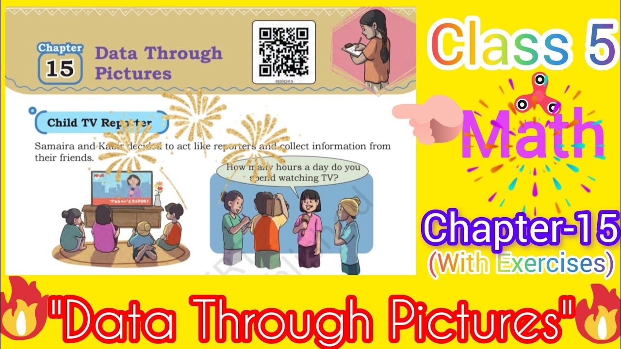 Class 5 Maths Chapter 15 | Data Through Pictures 📊 | Easy Explanation with Exercises