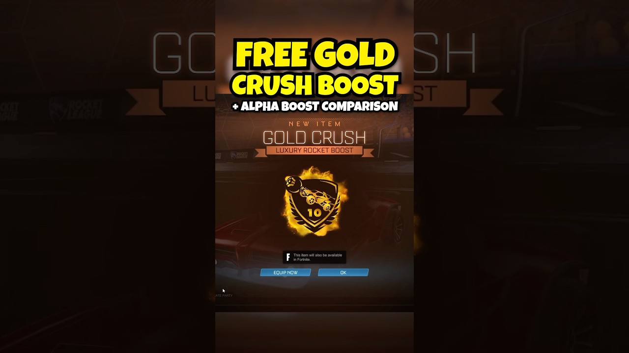 FREE GOLD CRUSH BOOST OUT NOW! + Alpha boost comparison