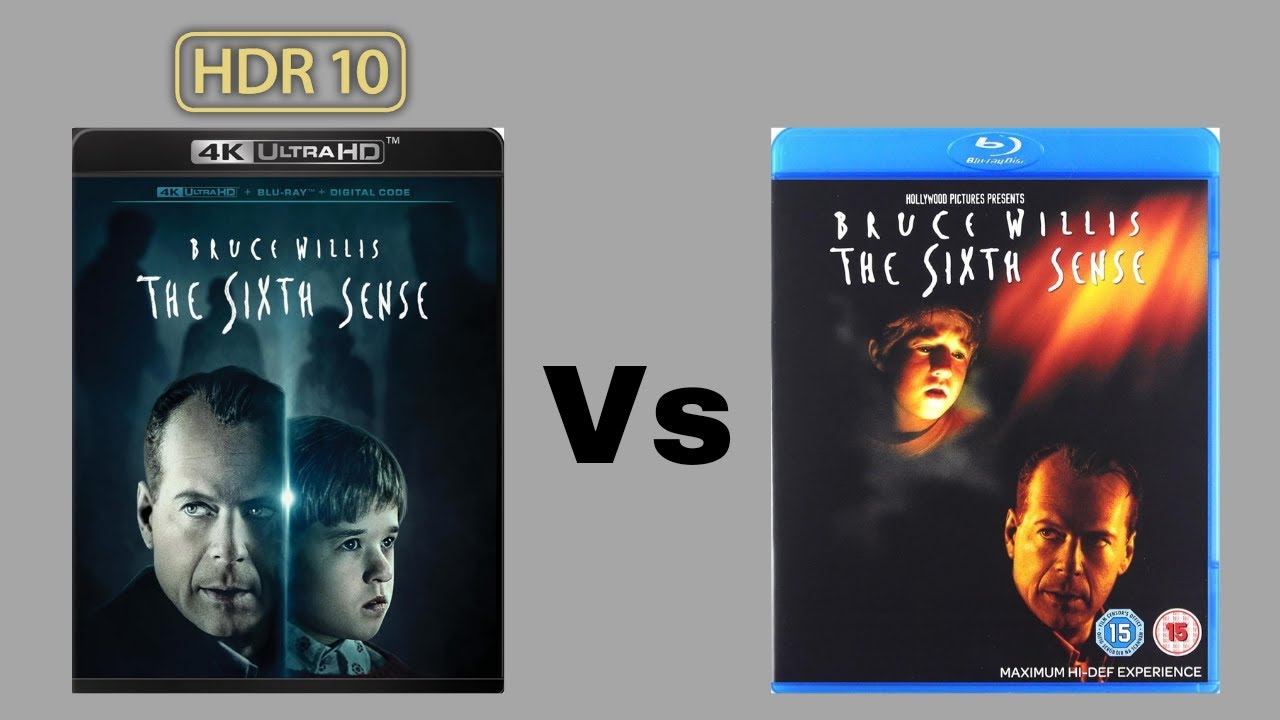 ▶ Comparison of The Sixth Sense 4K (HDR10) Vs 2008 Edition