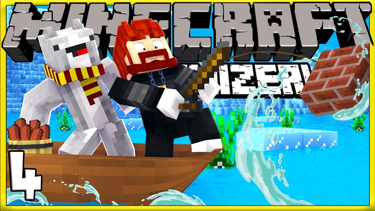 You Ever Fish Bricks?! | Minecraft Randomizer Survival #4!