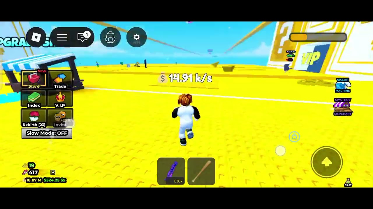 My first video Roblox in escape the tsunami brain Road 👍👍👍