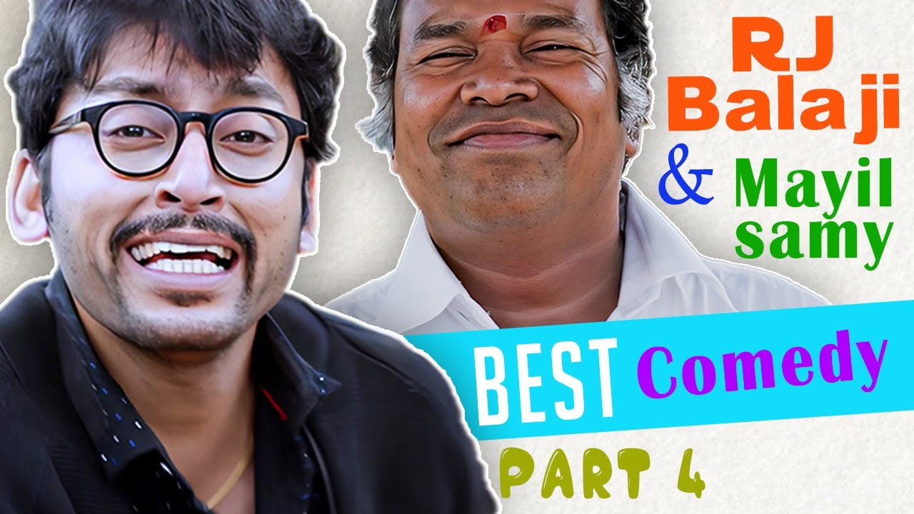 RJ Balaji & Mayilsamy Combo Comedy Part 4 | RJ Balaji | Mayilsamy | Kavalai Vendam | Kasu Mela Kasu