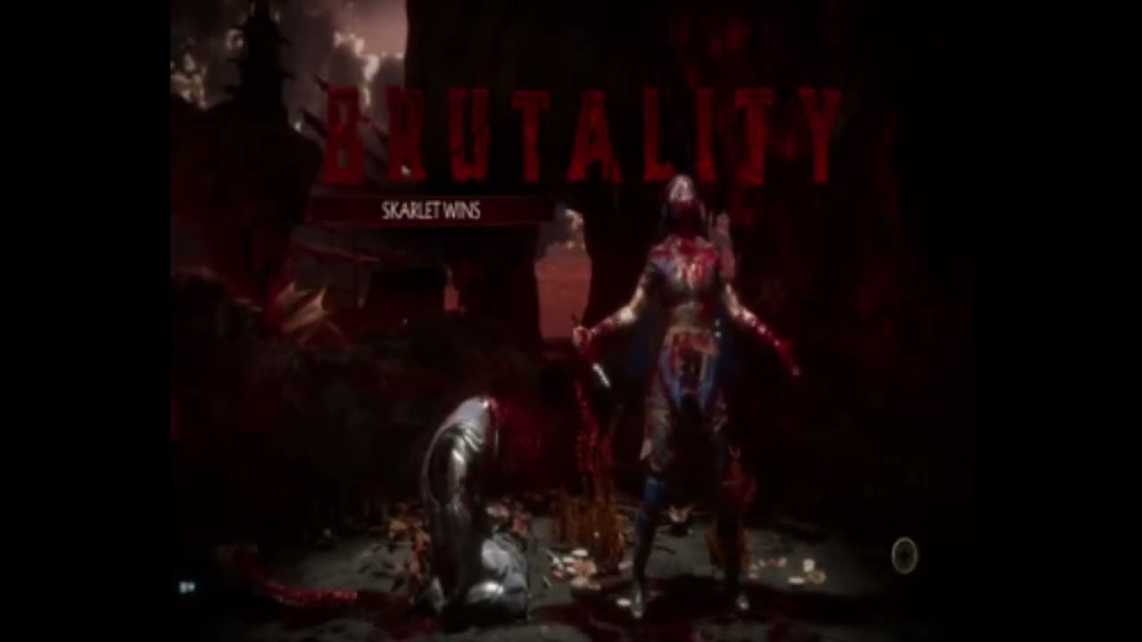 Skarlet vs Noob Saibot Online Match (Old Video)