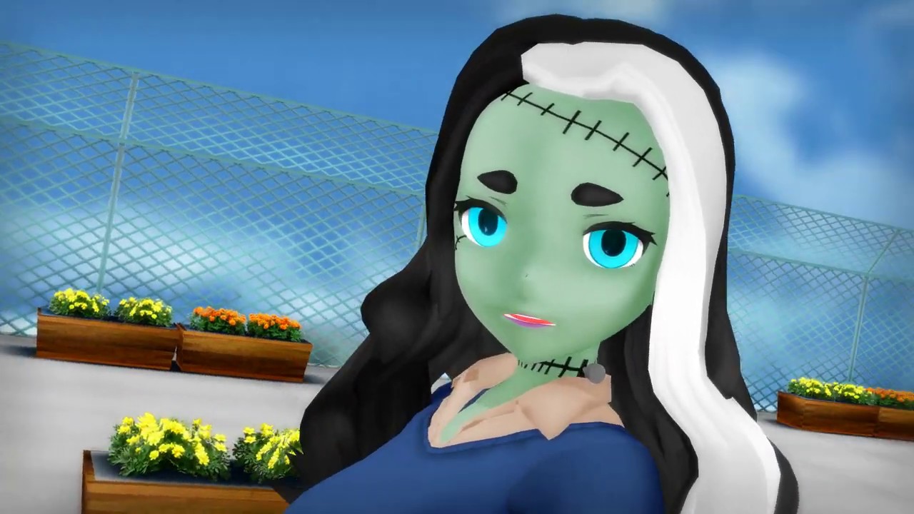 MMD Monster Prom Vicky Schmidt Sing me to sleep