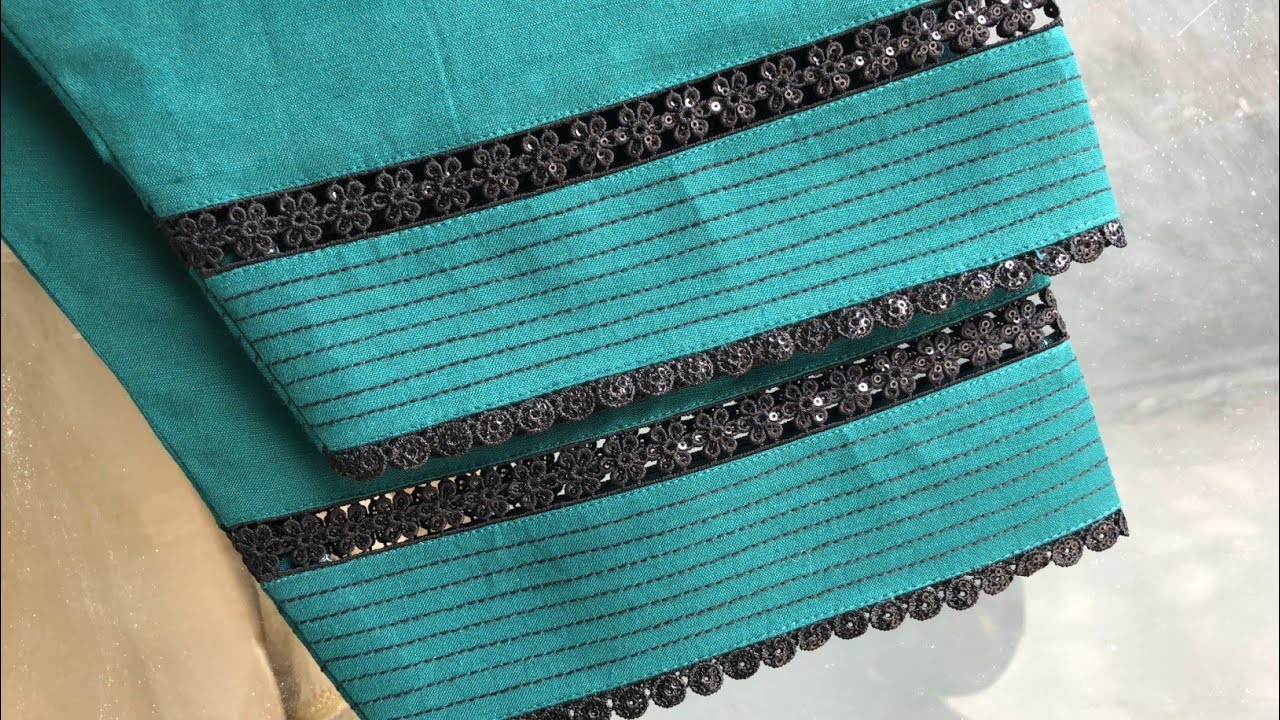 Belt wali salwar Poncha design cutting and stitching Poncha design with lace|| farshi salwar design