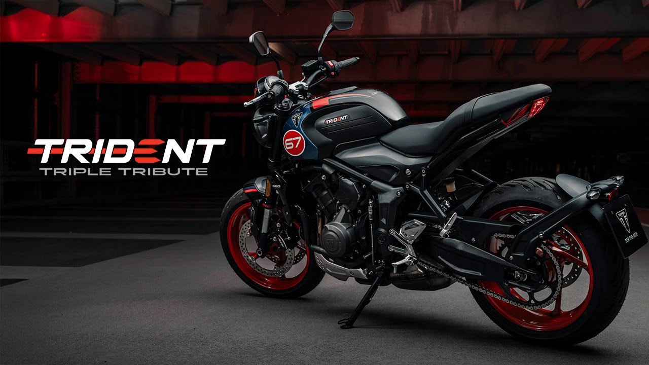 2025 Triumph Trident Triple Tribute Edition