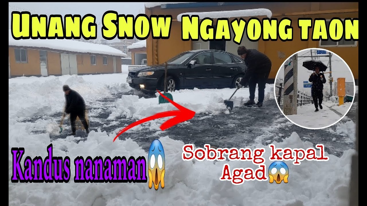 First Snow ngayong taon dito😱 Grabi ang kapal kahit unang bagsak palang, sobrang lamig na dito.