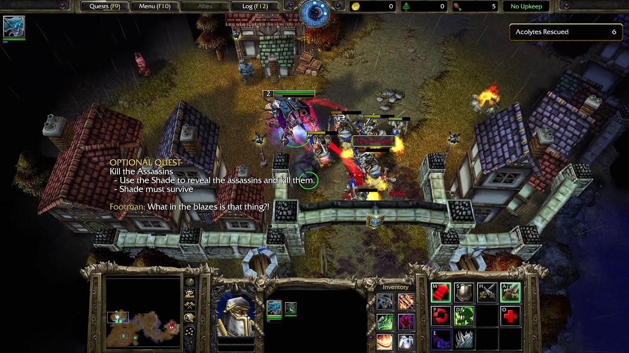 Anub'arak cheats and terrorizes a human town