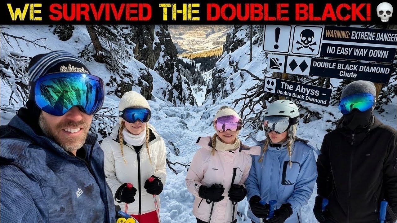 We Survived a Double Black Diamond at Wolf Creek! ⛷️💀