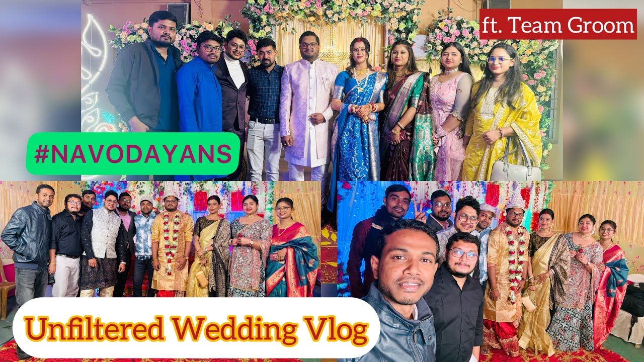 Bengali Wedding Vlog // #teamgroom #navodayans #navodaya #bengali #wedding #marriage  #bengalifood 