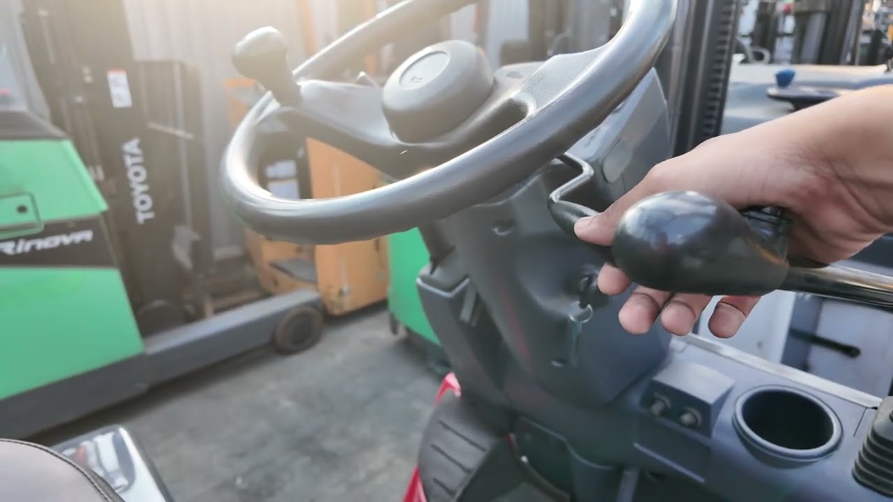 Các bước vận hành 1 số mẫu xe nâng điện Nhật. L/h: 0989.764.984