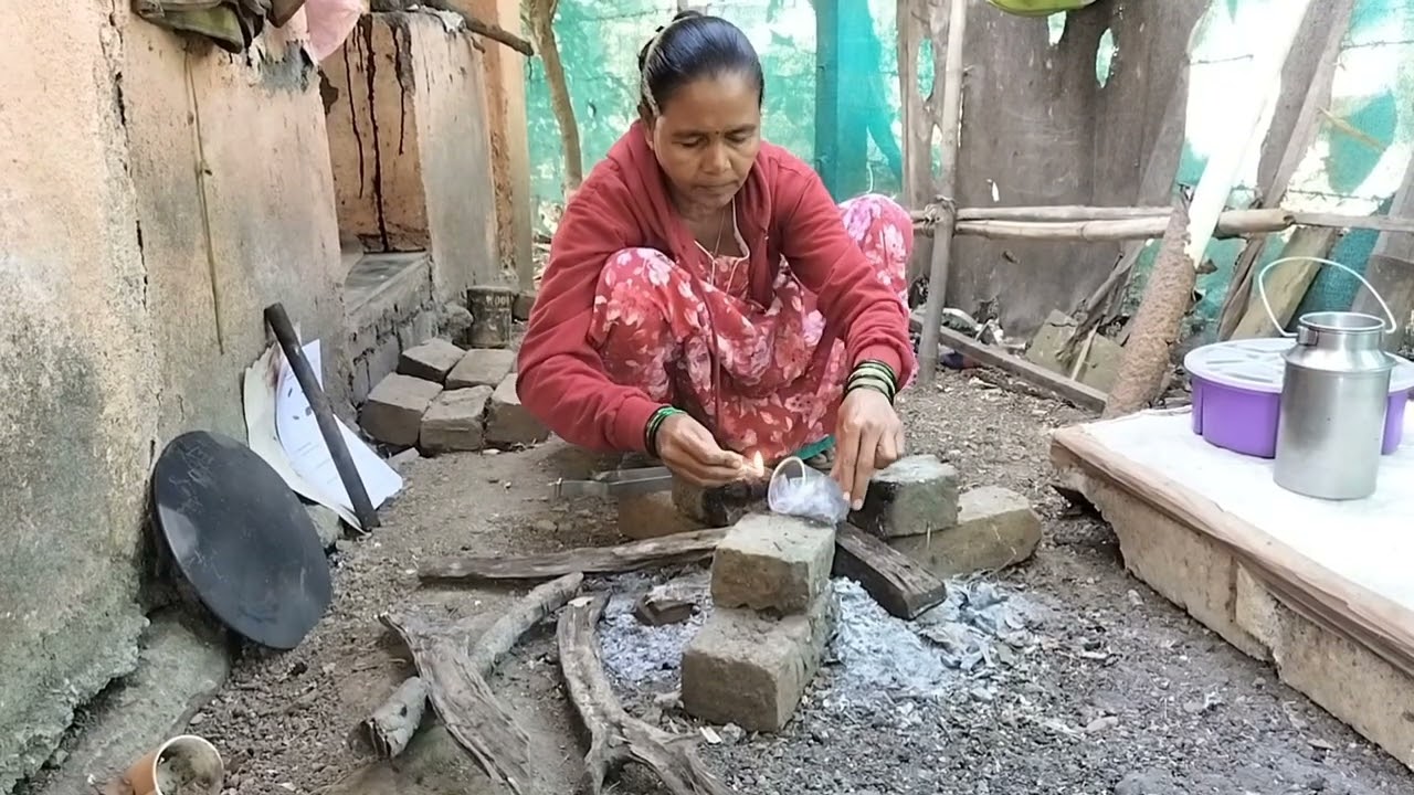 Traditional Adivasi Dry Tuna 🐟 Curry 🍛|  village style cooking | Non talking cooking 