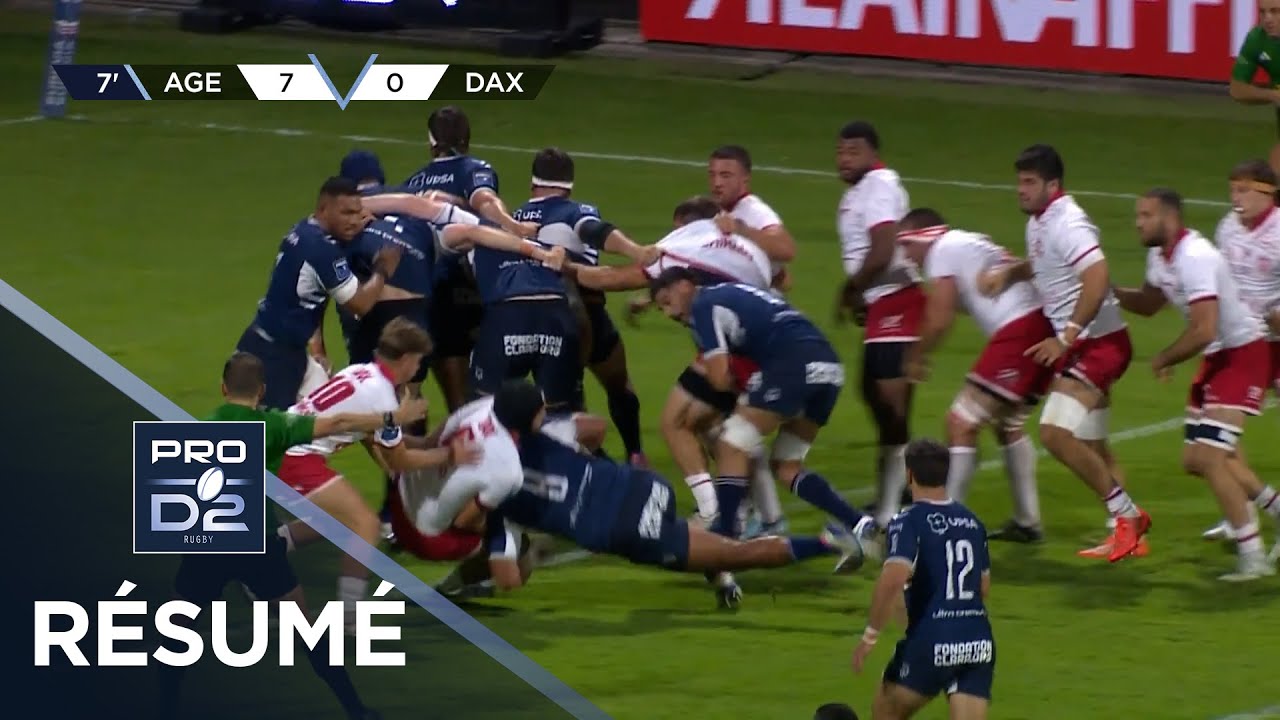 PRO D2 Saison 2025-2026 J09 - Résumé SU Agen - US Dax