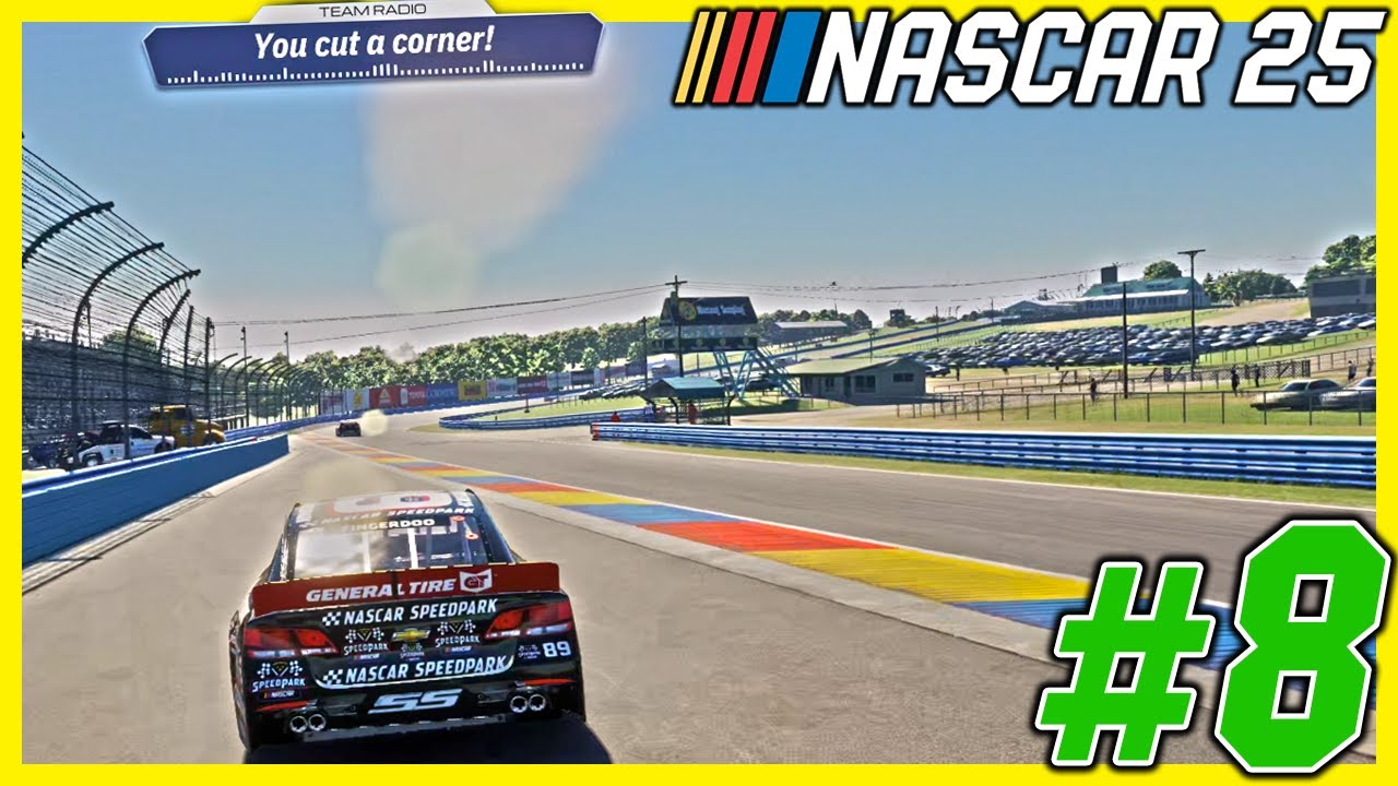 ЭКСКУРСИИ В УОТКИНС-ГЛЕНЕ | NASCAR '25, режим карьеры, эпизод 8