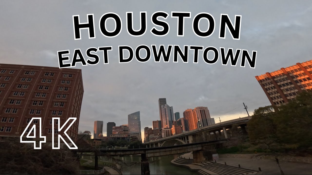 Houston, East Downtown Bayou 4K Views from GoPro - POV/FPV Adventure - FULL VIDEO