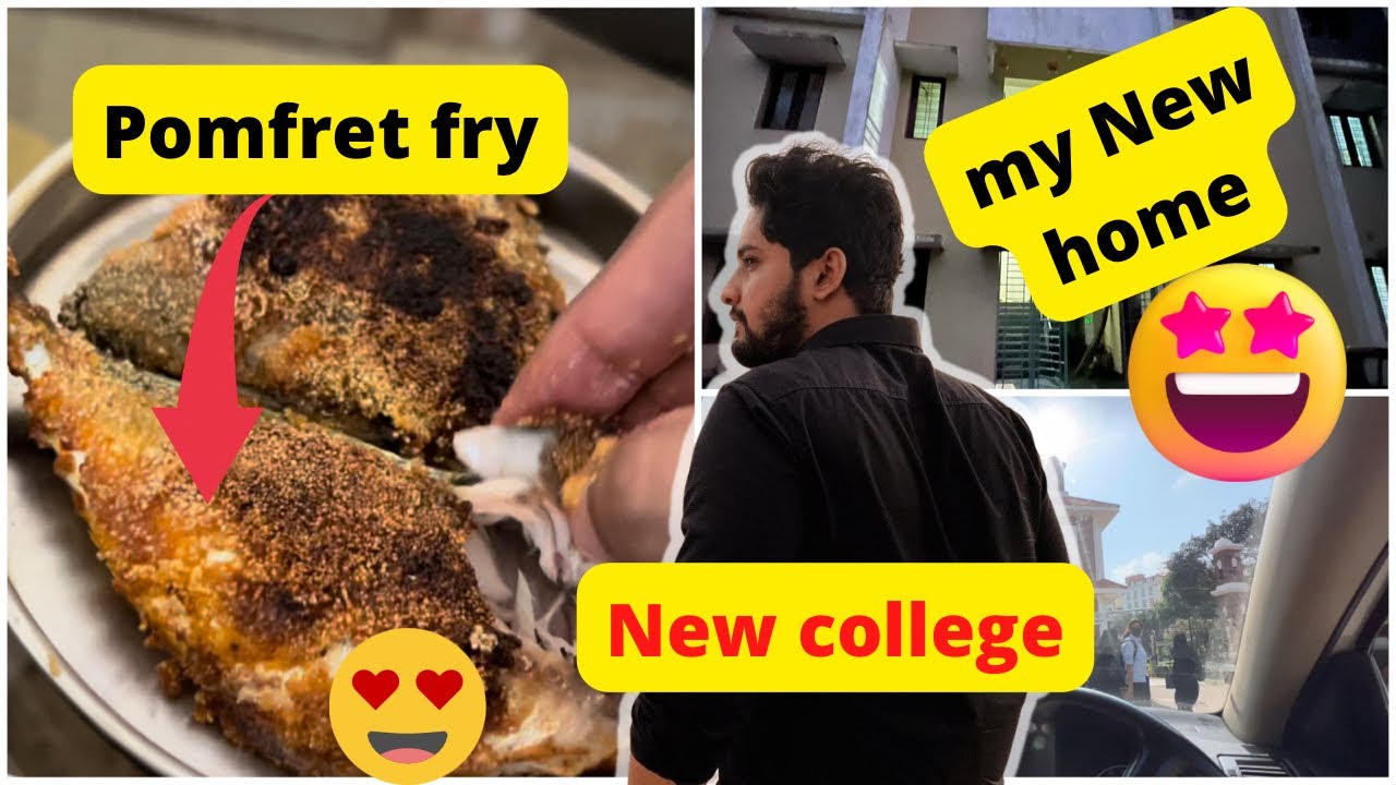 My New HOME & New College Campus😍 | Granny Pomfret fosh fry- Dr Niranjan Vlogs #drniranjansamani