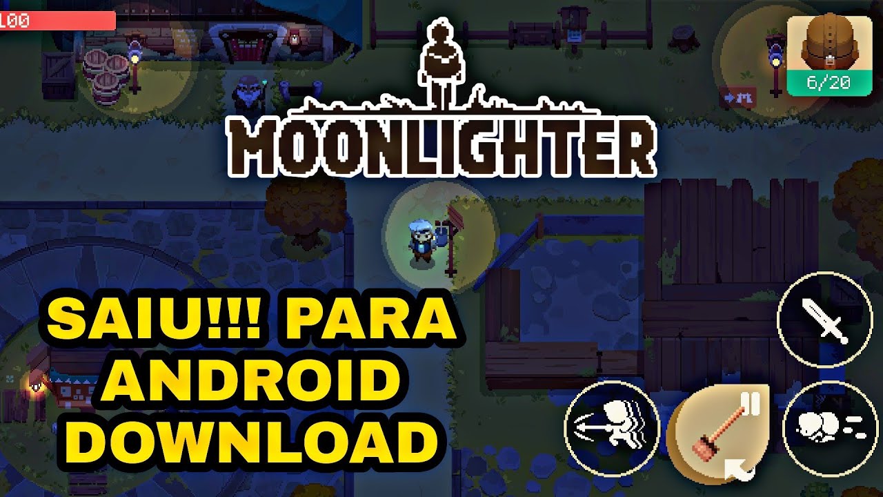 SAIU!!! MOONLIGHTER PARA ANDROID APK DOWNLOAD + GAMEPLAY