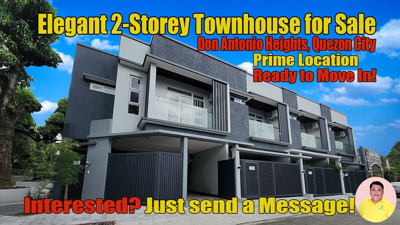 Elegant 2-Storey Townhouse for Sale | Don Antonio Heights QC | Prime Location & Ready to Move In!
