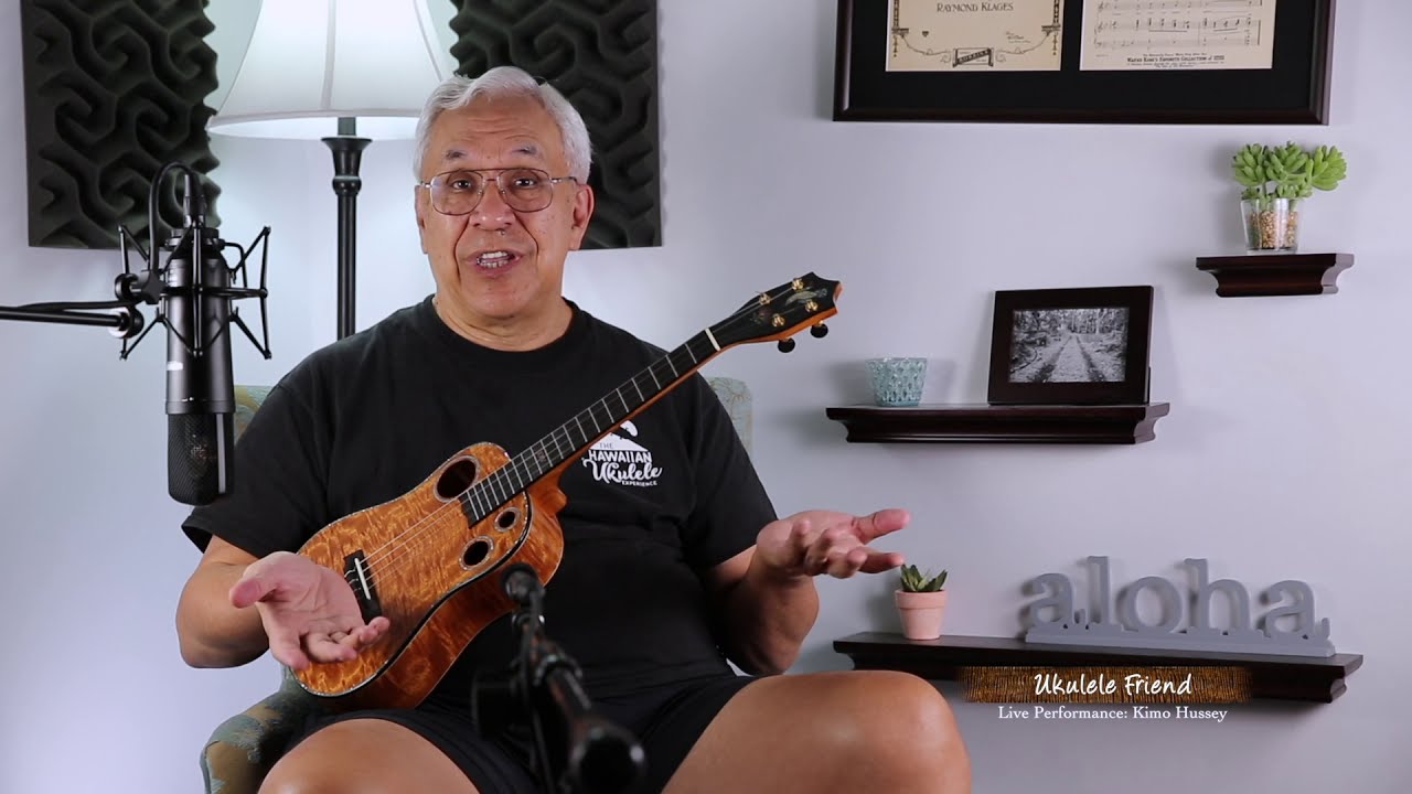 Kimo Hussey and Custom I'iwi Tenor Ukulele   UKULELE FRIEND  : Live Performance com