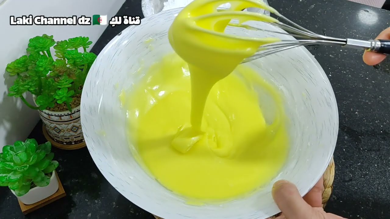 ڨلاصاج الليمون بدون بيض لامع و يقعد طري اطول مدة بمقادير مضبوطة يصلح لكل الحلويات